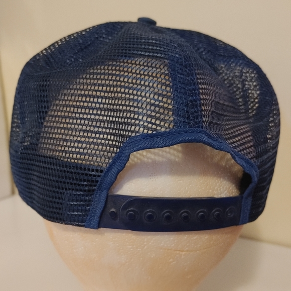 Vintage old 80's 90's Pepsi Cola Hat mesh snapback truckers style cap pop soda - Picture 2 of 4